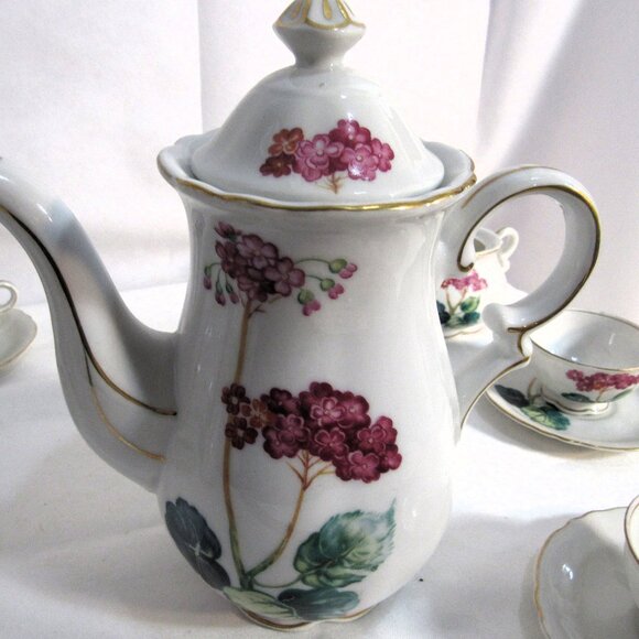 Vintage Tea Set Cherry Blossom SGK China Occupided Japan - Picture 10 of 14